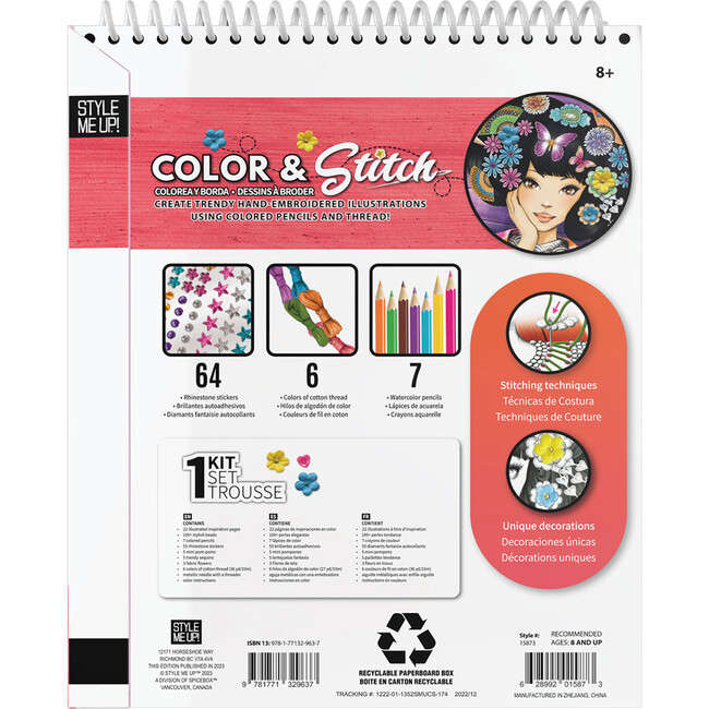 Color & Stitch Kids Art Kit - Painting - 5