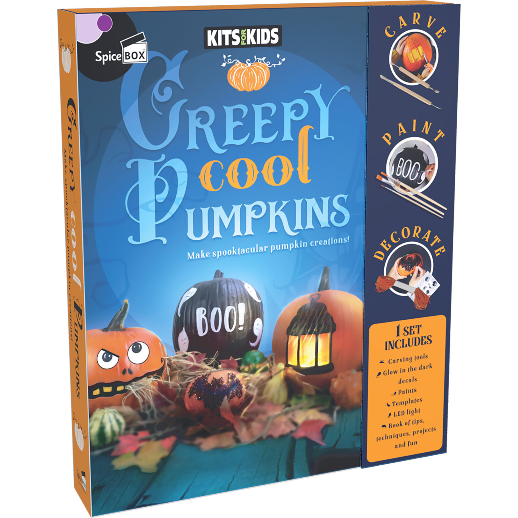Kits for Kids: Creepy Cool Pumpkins Craft Kit - Craft Kits - 1