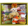 First Library: Four Seasons W/ 4 Die-Cut Board Books & Finger Puppets - Craft Kits - 4