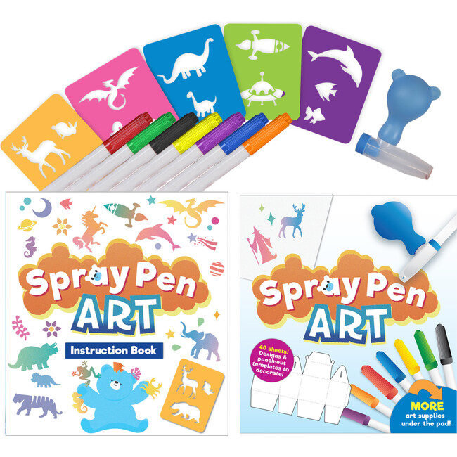 Imagine It: Spray Pen Art Kit - Craft Kits - 4