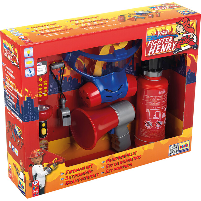 Theo Klein: Firefighter Henry Fireman Play Set, Ages 3+