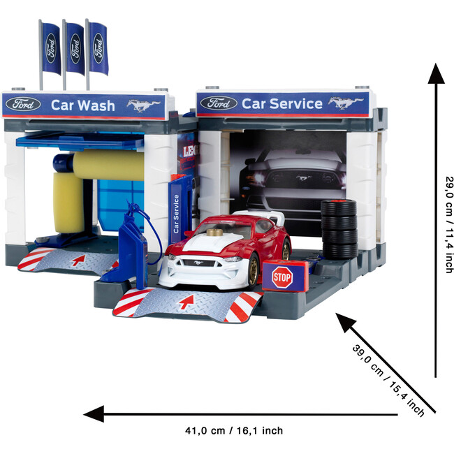 Ford: Service Station Play Workshop W/ 2019 Ford Mustang - Role Play Toys - 6