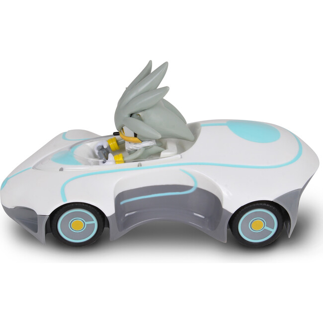 NKOK Team Sonic Racing RC Car in Silver, 1:28 Scale - Transportation - 3