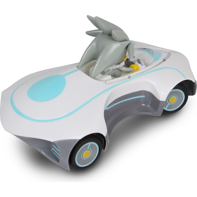 NKOK Team Sonic Racing RC Car in Silver, 1:28 Scale - Transportation - 4