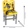 CAT: Foldable Workbench/Transportable Tool Shop - Role Play Toys - 5