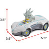 NKOK Team Sonic Racing RC Car in Silver, 1:28 Scale - Transportation - 5