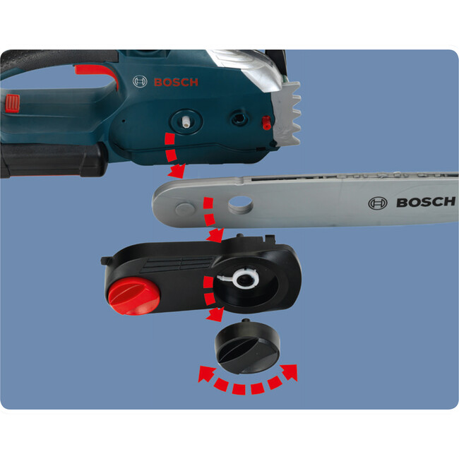 Bosch: Chainsaw Worker Set - 4 Pieces - Role Play Toys - 4