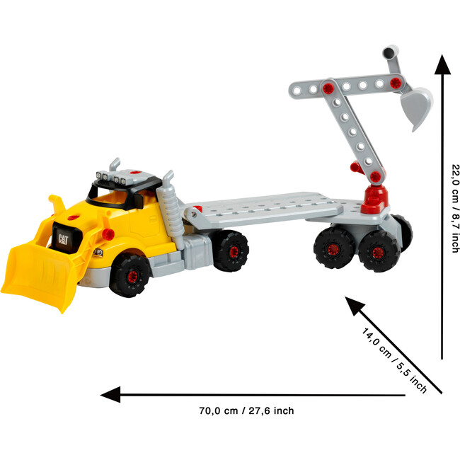 Cat: Screw Truck 4-In-1 Construction Playset, 23 Pieces - Transportation - 8