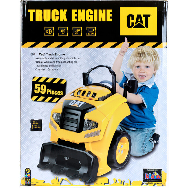 CAT Truck Engine Kids Pretend Play Ages 3 Klein Rec Room Maisonette