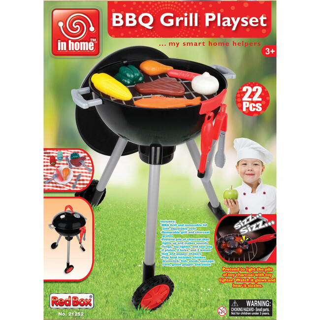 Light & Sound Barbeque Grill Set - Role Play Toys - 3