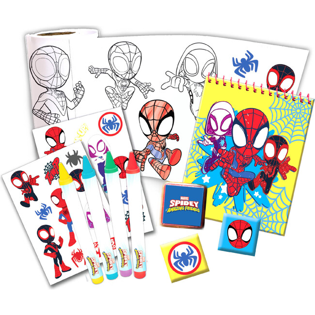 Spiderman My Own Creativity Set W/ Carrying Case - Arts & Crafts - 2