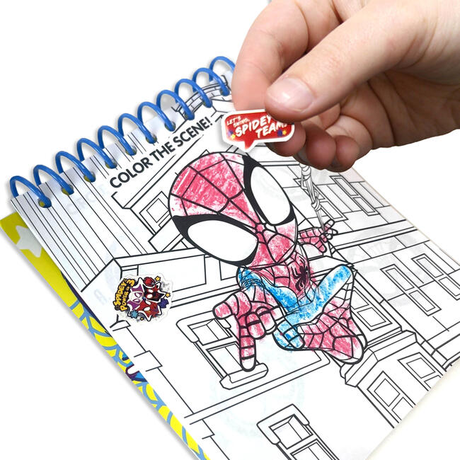 Spiderman My Own Creativity Set W/ Carrying Case - Arts & Crafts - 6