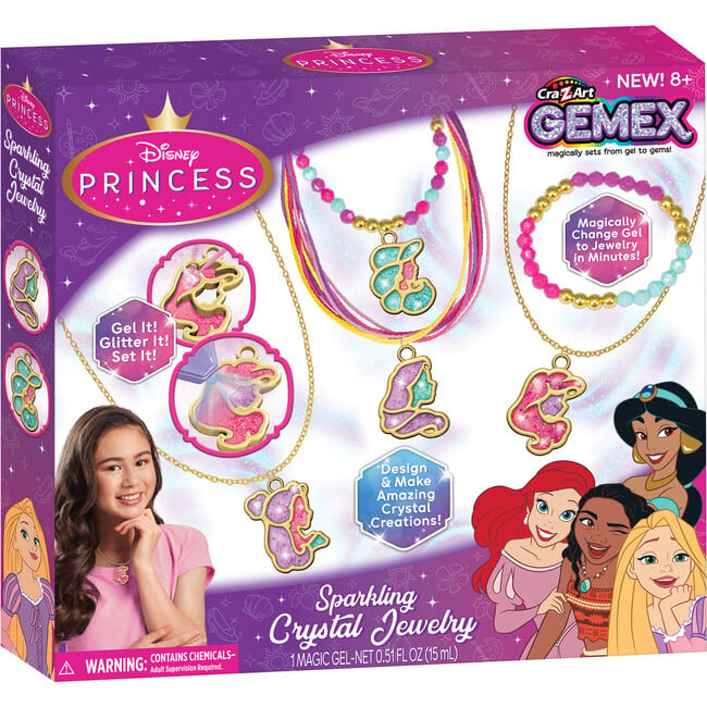 Disney Princess Gemex Sparkling Crystal Jewelry Kit