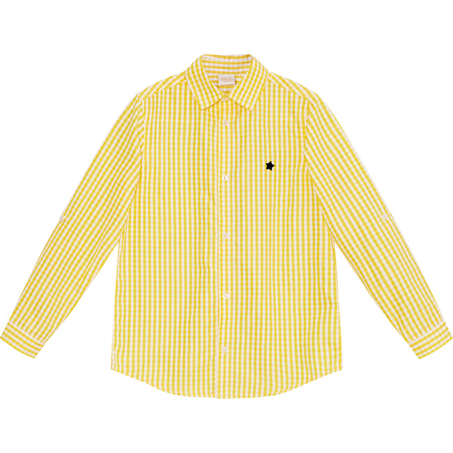 Hunter Gingham Shirt, Lemon