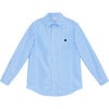 Hunter Gingham Shirt, Powder Blue - Shirts - 1 - thumbnail