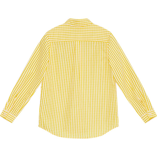 Hunter Gingham Shirt, Lemon - Shirts - 2