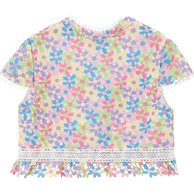 Giselle Embriodered Top, Floral - Blouses - 3