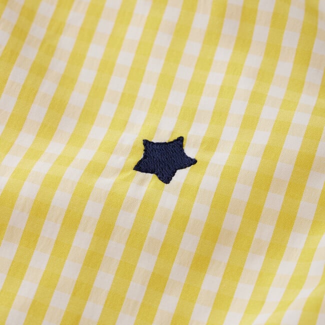 Hunter Gingham Shirt, Lemon - Shirts - 3