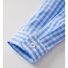 Hunter Gingham Shirt, Powder Blue - Shirts - 5