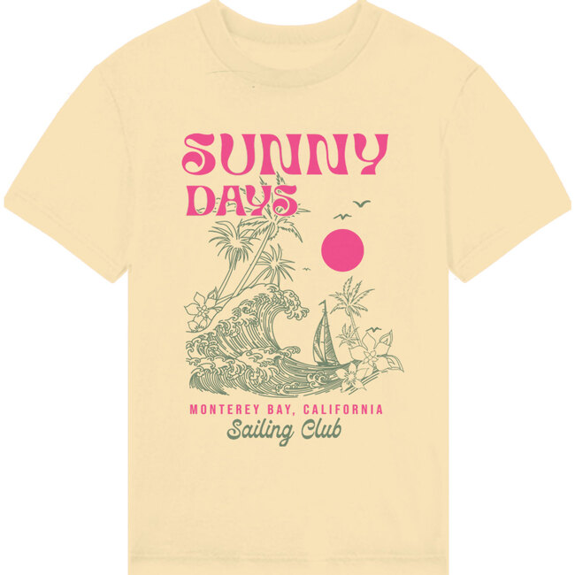 Kids Sunny Days T-shirt, Butter