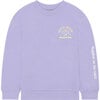 Kids Ocean Beach Crew Neck Sweatshirt, Lavender - Sweatshirts - 1 - thumbnail