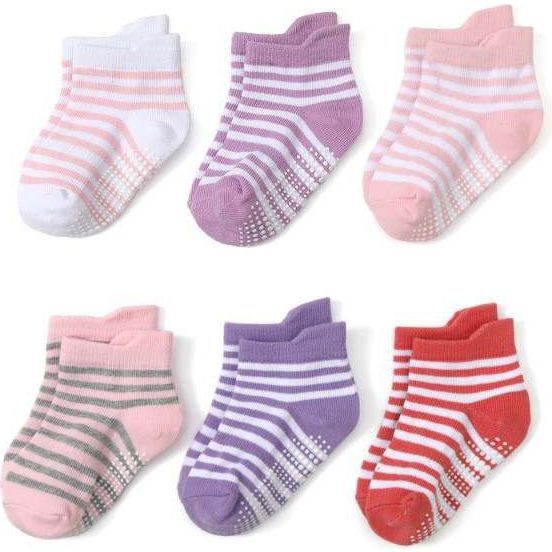 Baby Girls 9 Pair Socks, Stripes