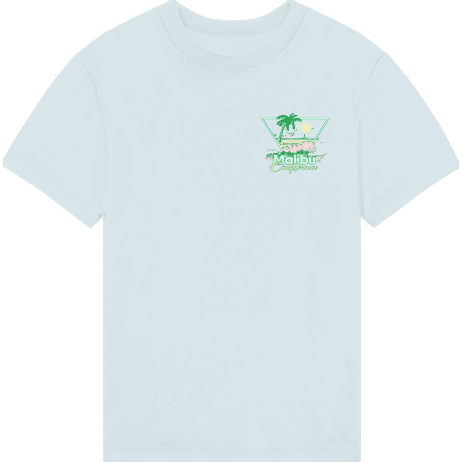 Kids Chasing Waves T-Shirt, Blue - T-Shirts - 1