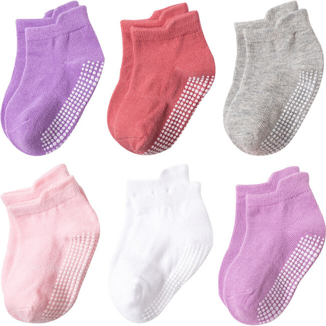 Baby Girls 9 Pair Socks, Solids