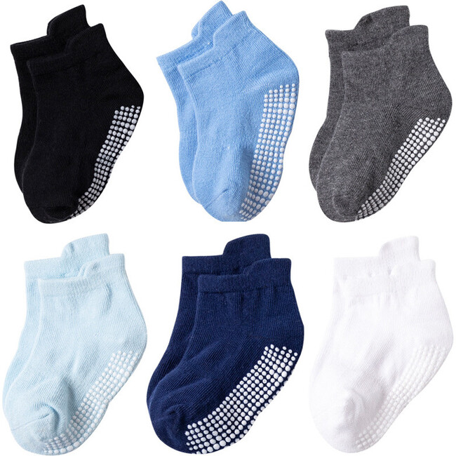 Baby Boys 9 Pair Socks, Solids