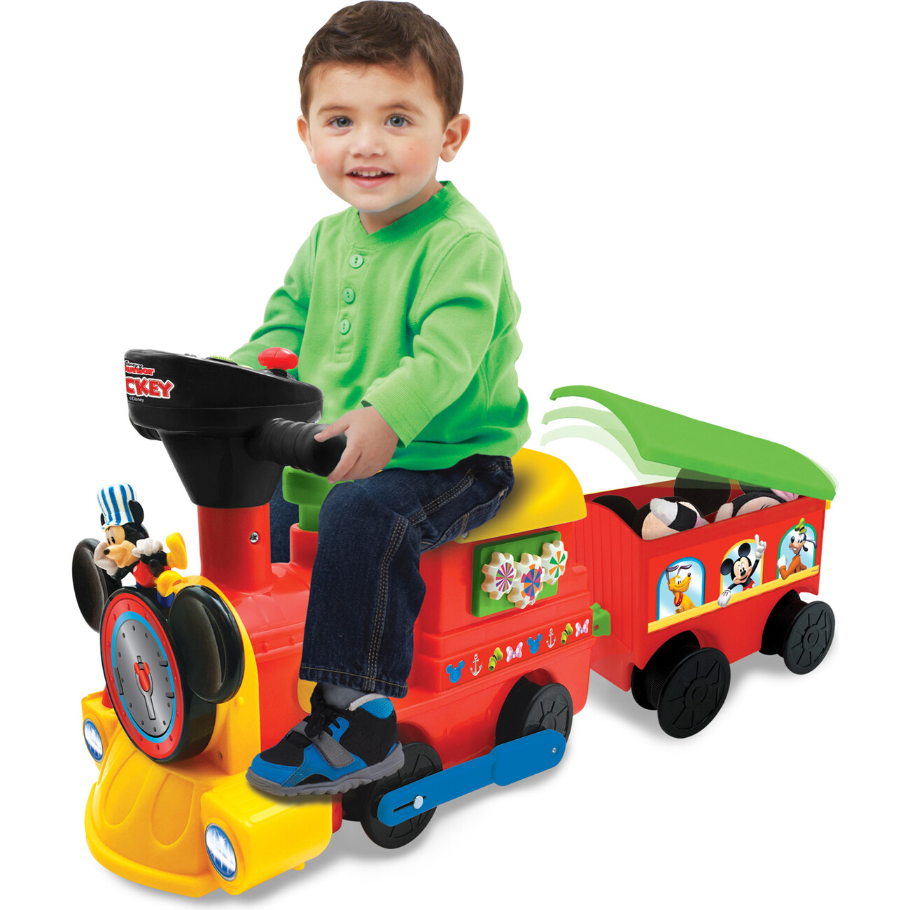 Mickey mouse train set ride on online