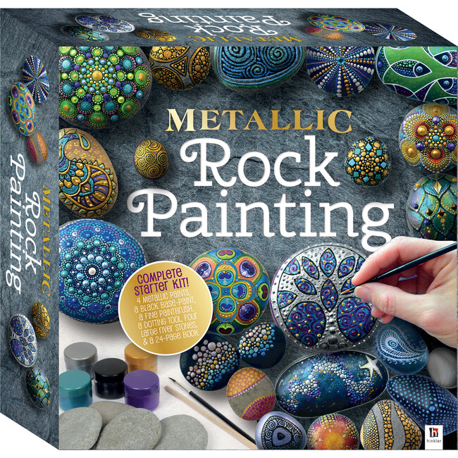 Metallic DIY Rock Painting Box Set for Adults