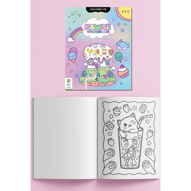 Kaleidoscope: Kawaii Wonderland Coloring & Activity Set - Activities - 3