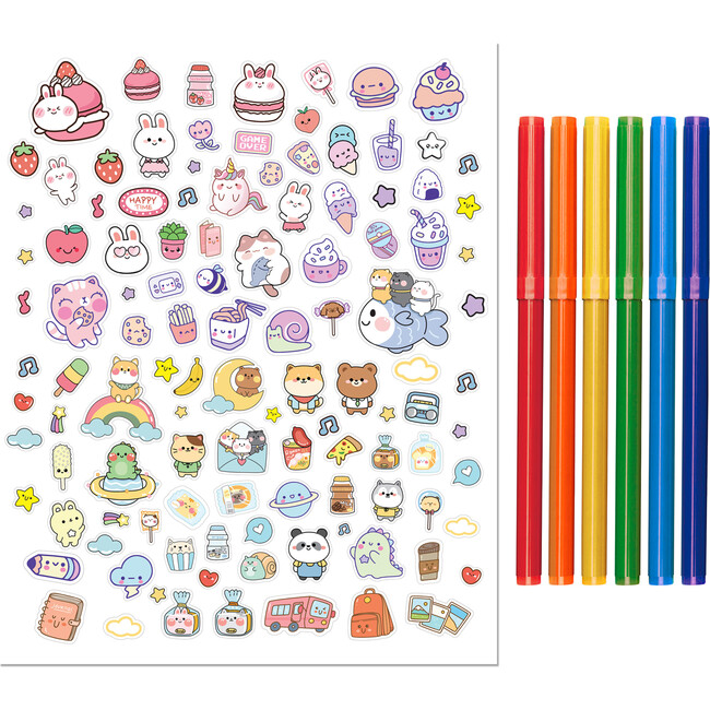 Kaleidoscope: Kawaii Wonderland Coloring & Activity Set - Activities - 4