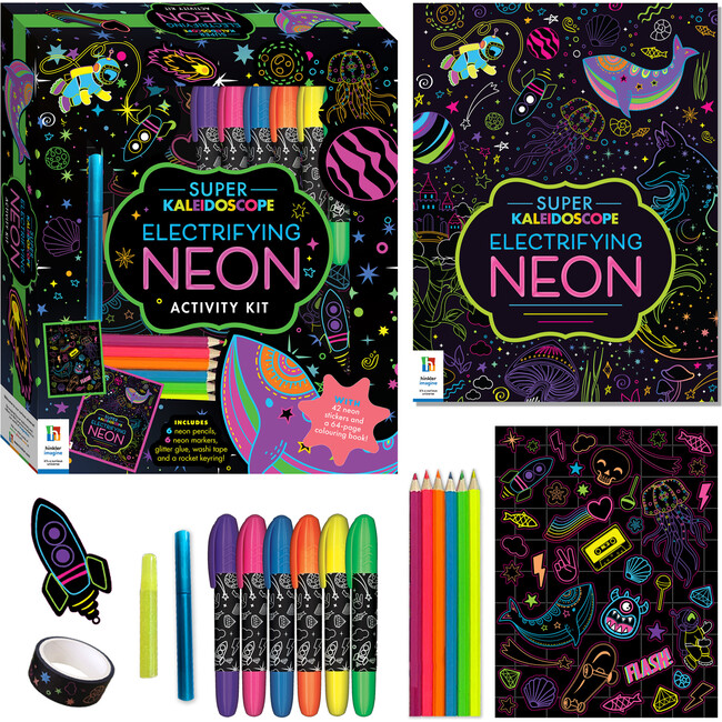 Super Kaleidoscope - Electrifying Neon Activity Kit - Activities - 2