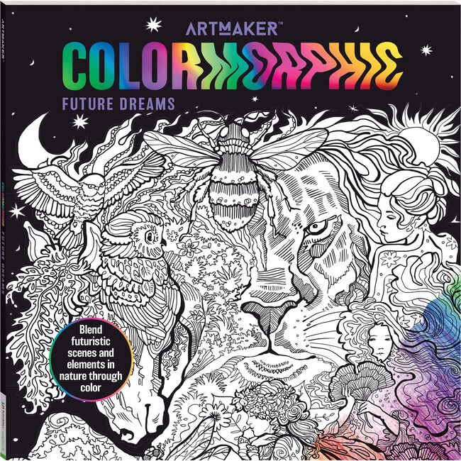 Art Maker: Colormorphic Future Dreams Adult Coloring Book