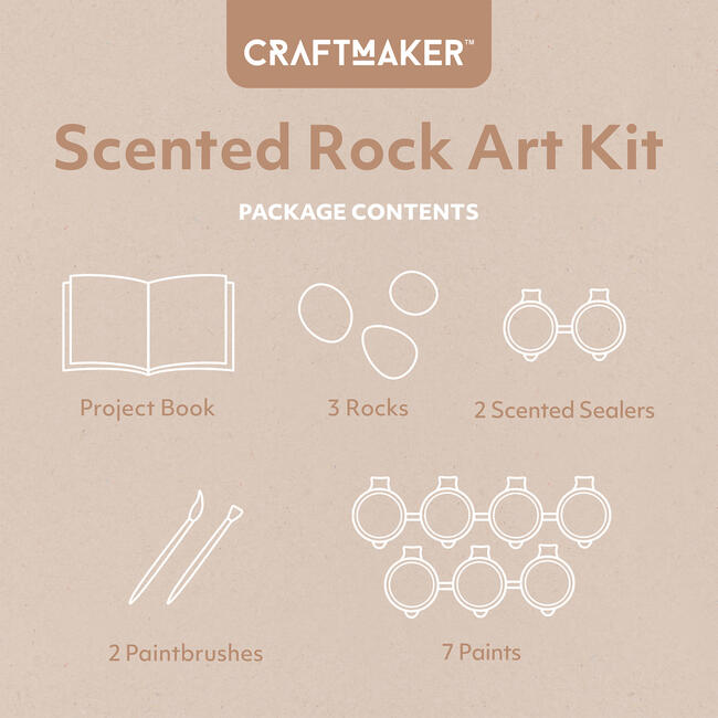 Craft Maker: Scented Rock DIY Art Kit - Activities - 2