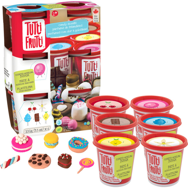 Tutti Frutti: 6-Pack Candy Scented Modeling Dough - Dough - 2