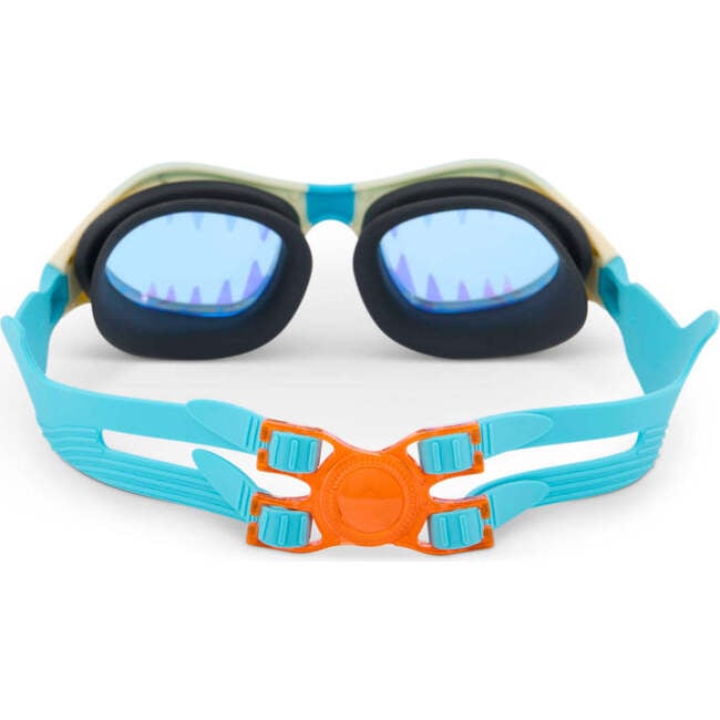 Shark Megamouth Shark Tooth White Youth Novelty Swim Goggle, White - Swim Goggles - 3