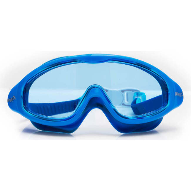 Stormy Summer Drizzle Youth Novelty Swim Goggle, Blue