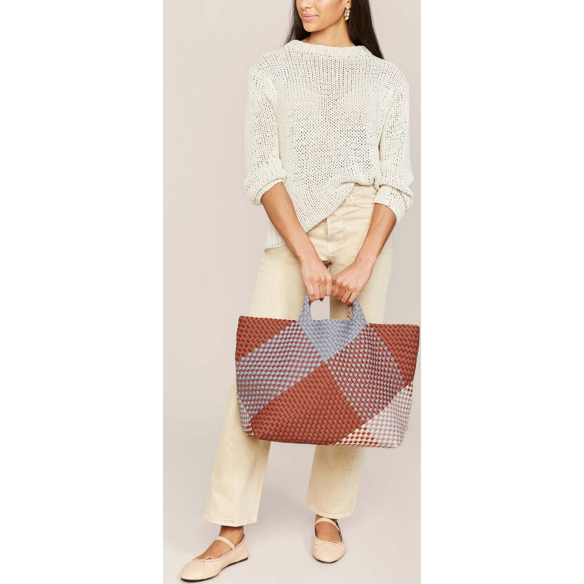 NAGHEDI*大人トートバッグ*St. Barths Large Tote Graphic Geo Women's St. Barths Large Handwoven Tote Graphic Geo, Taos