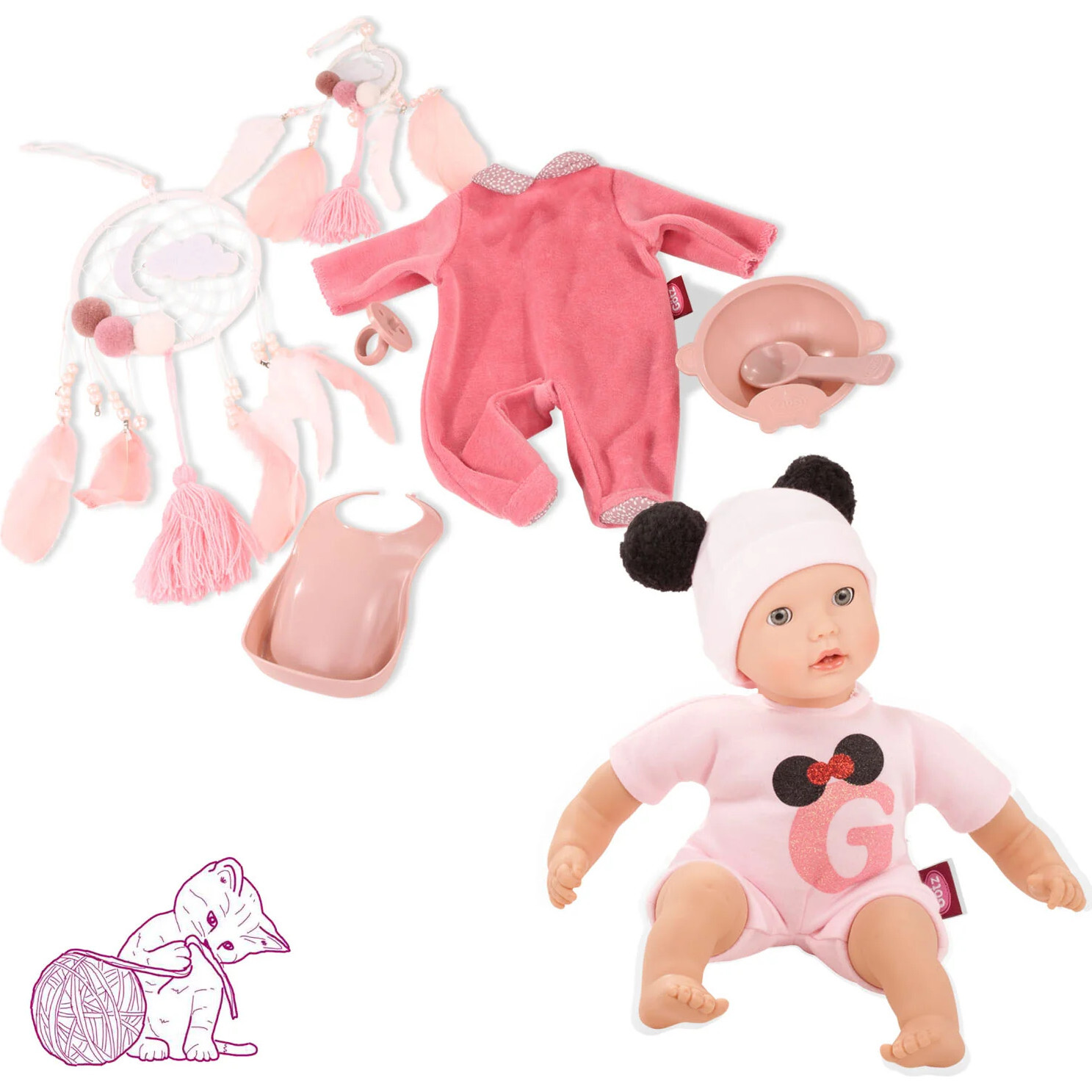 Gotz Muffin Signature 13" Baby Doll Playset - Dolls - 1