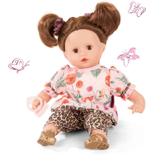 Gotz Muffin Catness 13" Soft Baby Doll Wash & Style