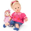 Gotz Muffin Cherry Kiss 13" Soft Baby Doll with Blonde Hair to Wash & Style - Dolls - 1 - thumbnail