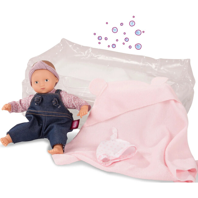 Gotz Mini Aquini Doll Set 8.7" Baby Doll Playset