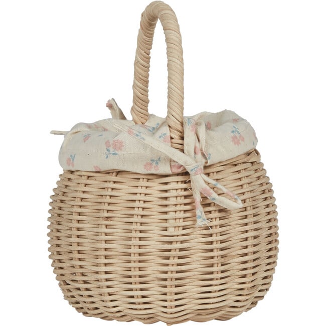 Rattan Berry Basket with Lining – Pansy - Easter Baskets - 8