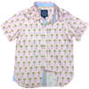 Pink Palms Shirt Short Sleeves - Shirts - 1 - thumbnail