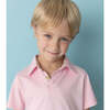 Pink Palms Polo Short Sleeves - Polo Shirts - 2