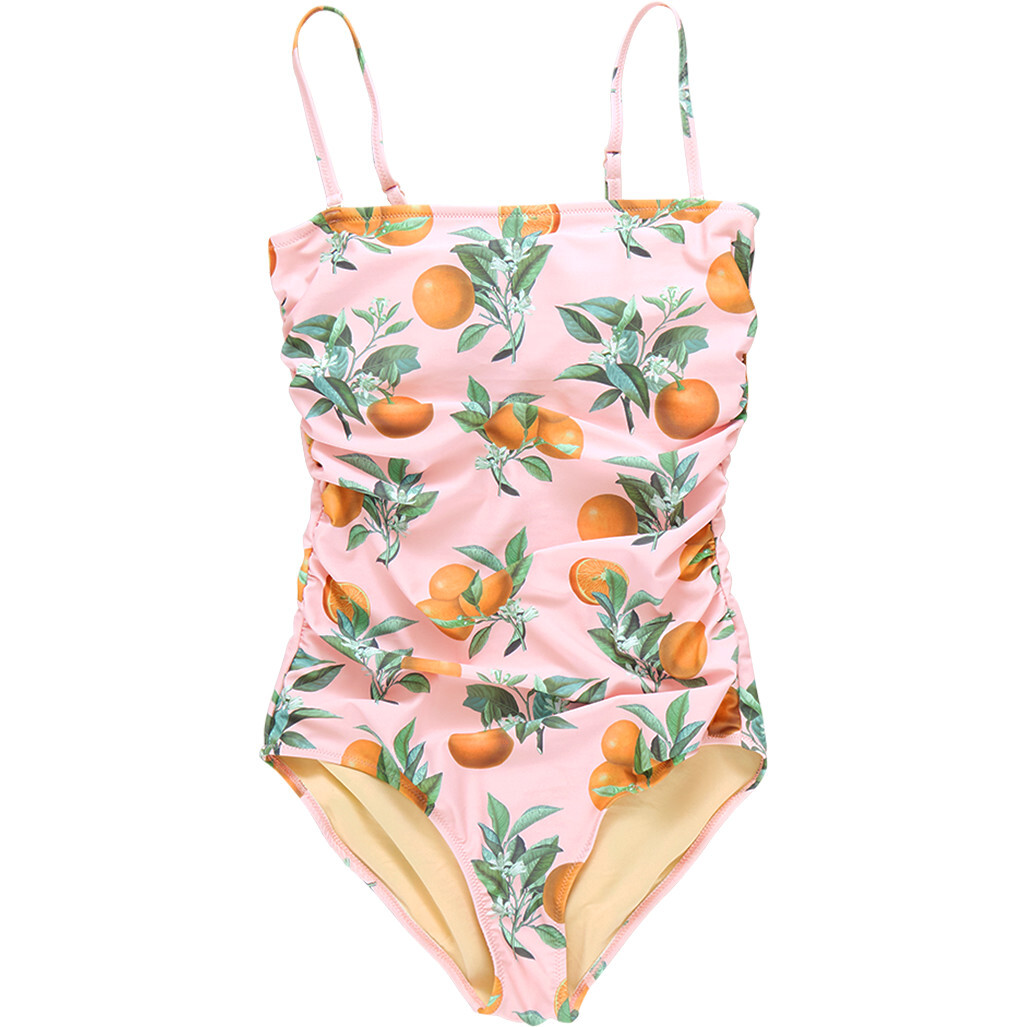 Sam Suit, Pink Botanical Oranges - One Pieces - 1