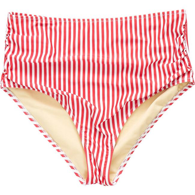 Courtney Tankini Bottom, Red Stripe