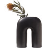 Osmos Studio Zo Vase, Off Black - Vases - 1 - thumbnail